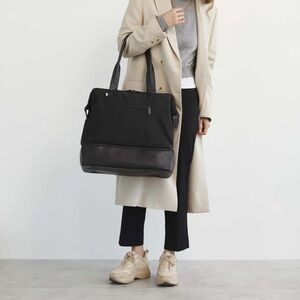 Beis Convertible Mini Weekender in Black